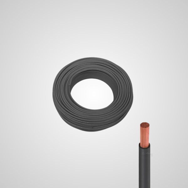 6mm Black Copper Solar Cable [25m]