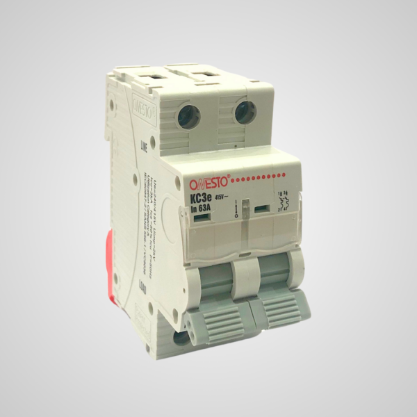 Onesto 63A Dual Pole Circuit Breaker (AC)