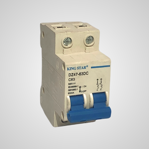 King Star 63A Dual Pole Circuit Breaker [DC]
